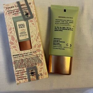 Doll Face: Stand Corrected Redness Neutralizing Primer - Green